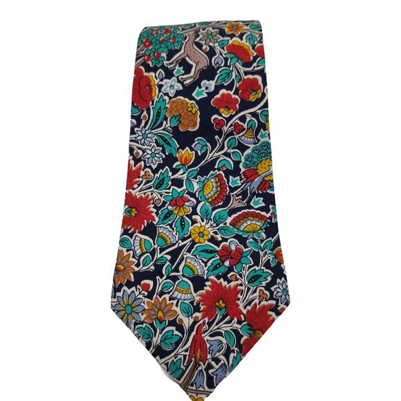 Vintage 60s 70s Liberty of London Silk Tie 54x 4.5